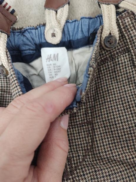 Nohavice pre fešáka, h&m,74