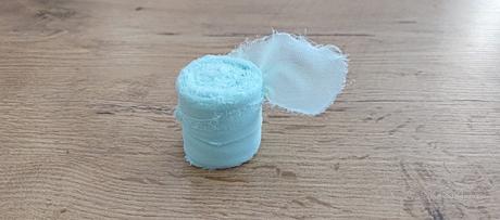 Ozdobná stuha pastel - 40 mm - svetlý tyrkys - bal,