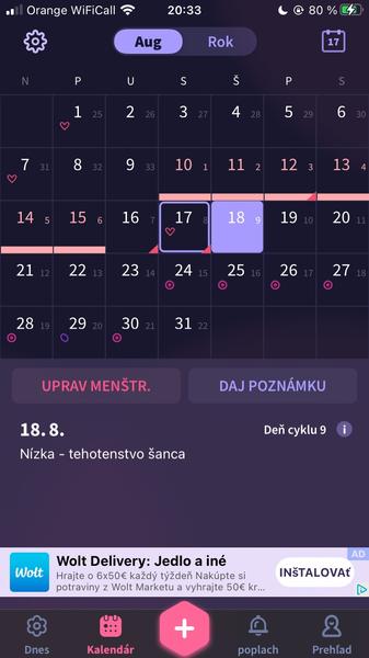 Som 41. deň cyklu a mešká mi menzes