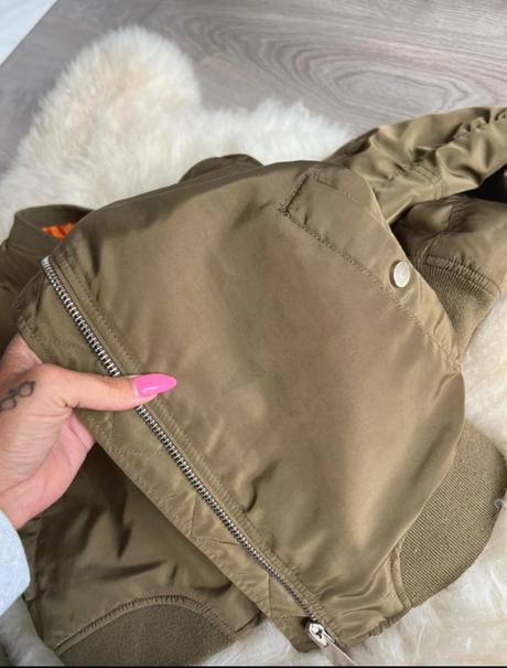 Khaki bombera stradivarius, stradivarius,s