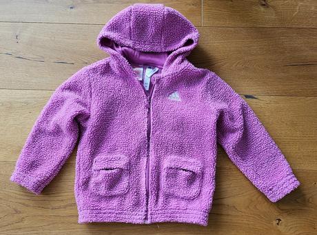 Adidas detská bunda z umelej kožušiny (104 - 110), adidas,104