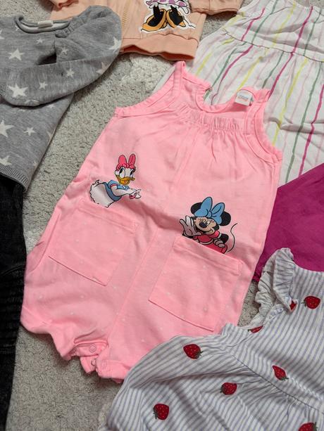 Balík oblečenia pre dievčatko veľkosť 80, 68–80