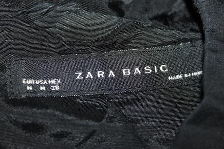 Malé čierne šaty zara v. m, zara,m