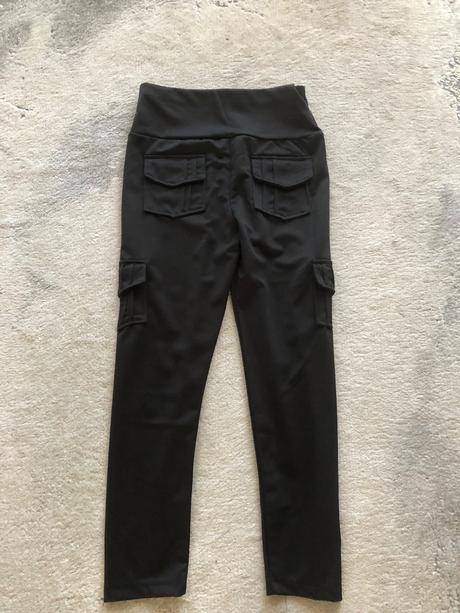 Čierne leginy s vreckami, xs