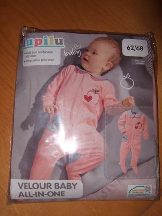 Nenosené dievčenské dupačky lupilu, veľ. 62 - 68, lupilu,62