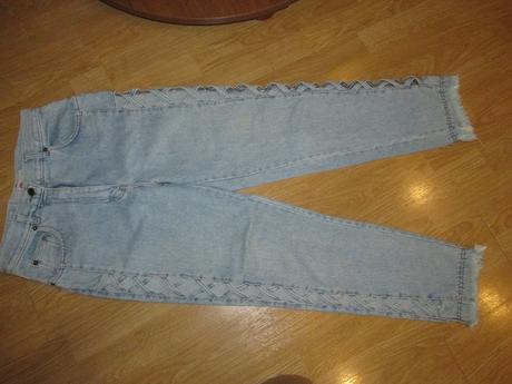 Rifle s mriežkovanými otvormi pozdĺžne nohy v. m, pepe jeans,m