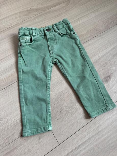 Zelen džinsy, zara,74