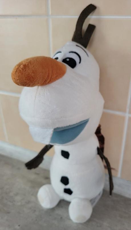 Plyšový olaf z frozen, 