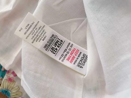 Letné šatky + nohavičky na plienku, marks & spencer,86