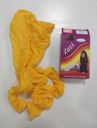 Žlté dievčenské silonky, 146