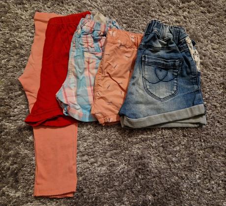 Balíček krátkych nohavíc na leto veľk. 110, 104–116