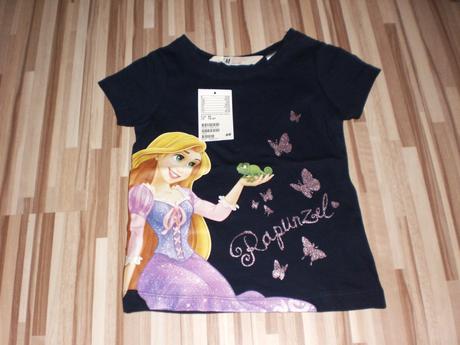 Tričko rapunzel 92/98, h&m,92