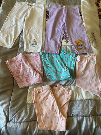 3/4 leginy 6x 134/140 top stav, h&m,134