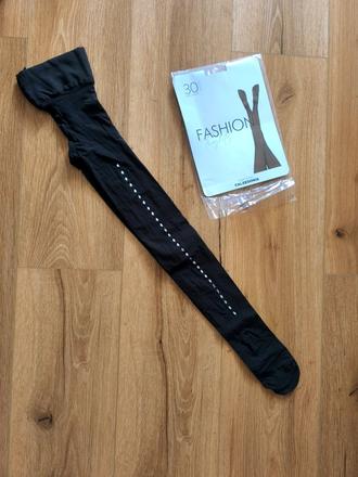 Pančuchy calzedonia s kamienkami, calzedonia,m