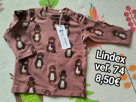 Tričko lindex veľkosť 74 mackovia, lindex,74