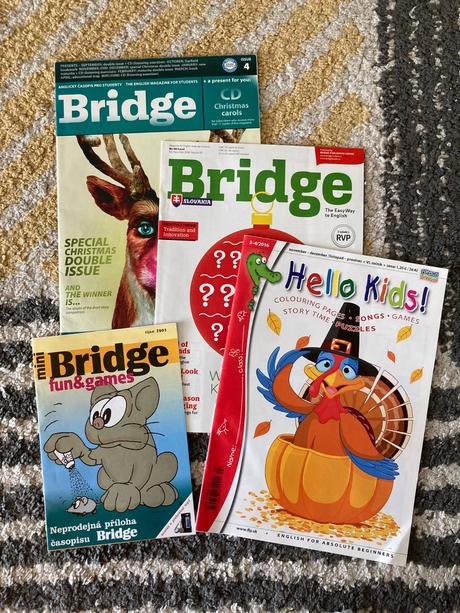 Časopisy anglický jazyk 4ks,