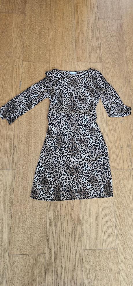 Tigrované šaty - veľ. 32, značka hm, h&m,32
