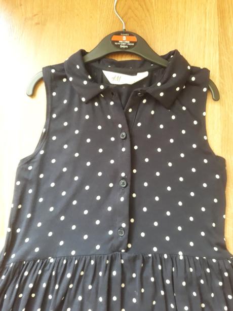 Bodkované šatičky 122-128, h&m,122