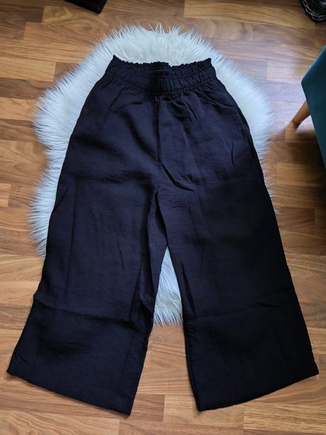 Dámske štýlové 3/4 nohavice, h&m,s