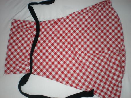 Červeno-biele šaty, amisu,34