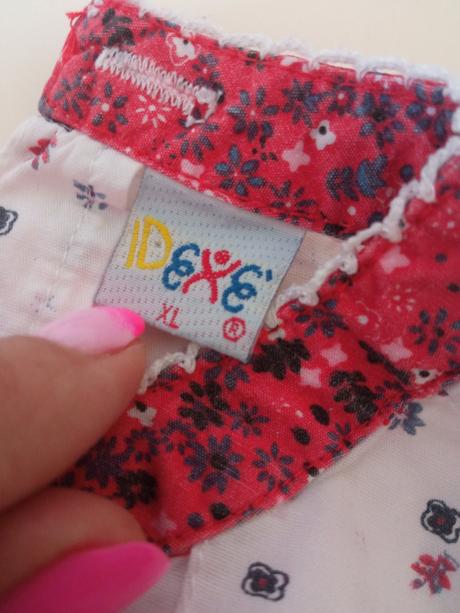 Dievčenská biela kvetovaná košeľa, 110