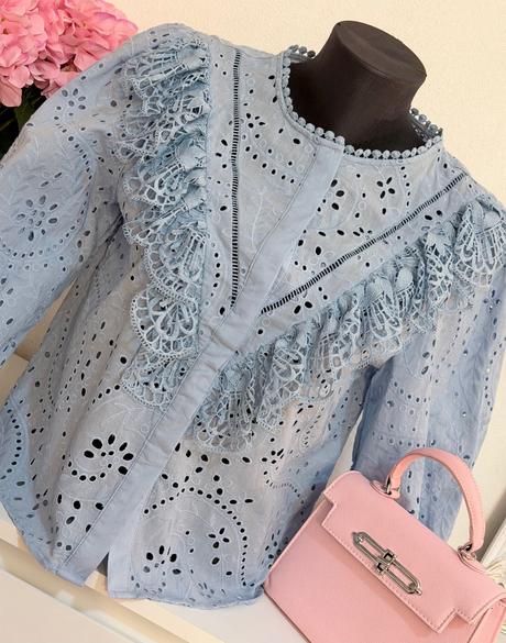 Luxusná madeirová blúzka, zara,s