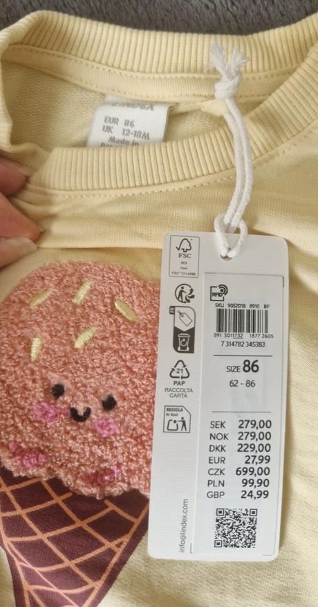 Súpravička 86, lindex,86