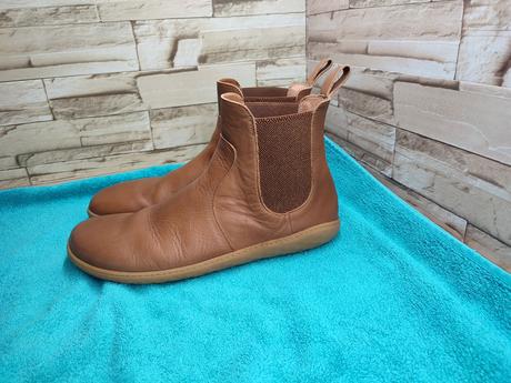 Vivobarefoot 43l - kožené hnedé členkové barefoot, vivobarefoot,43