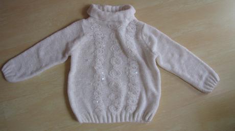 Roláčikový svetrík s flitrami, cherokee,104