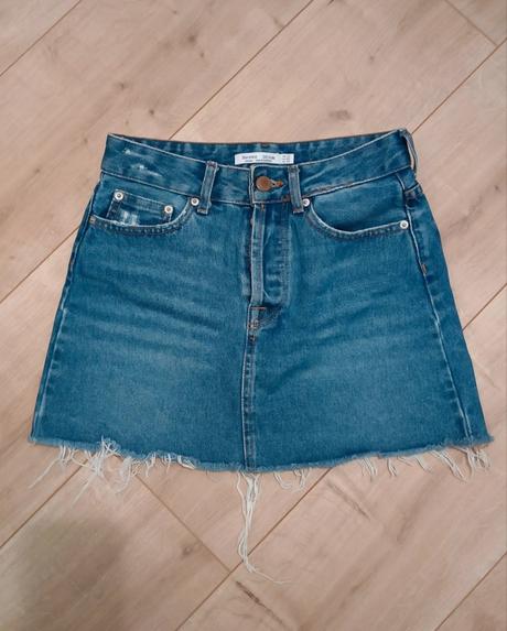 Rifľová minisukňa, bershka,xs