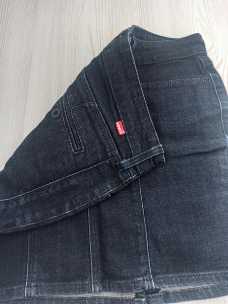 Rifľová sukňa levis, levis,xs