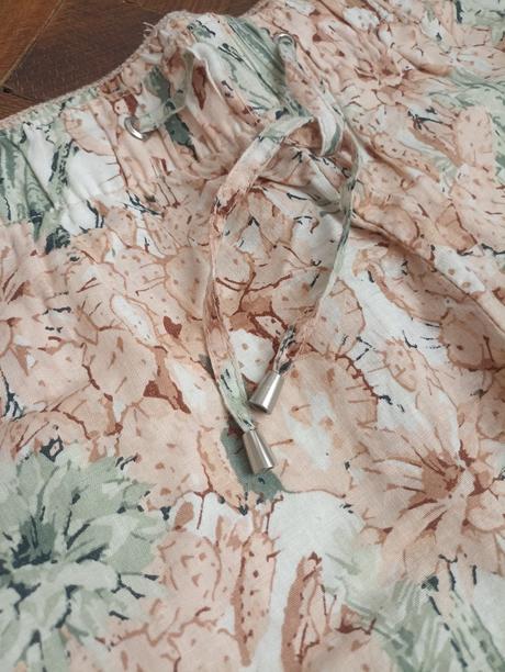 Dámske ľanovo-bavlnené letné nohavice esmara, esmara,s