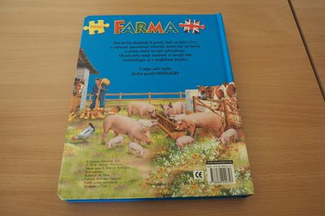 Detská puzzle kniha farma, 
