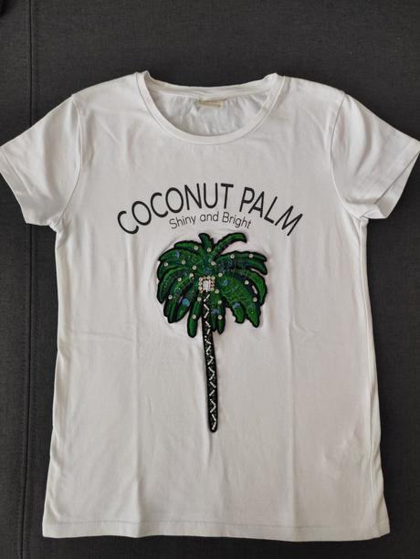 Letne 3d tricko s palmou, zara,140