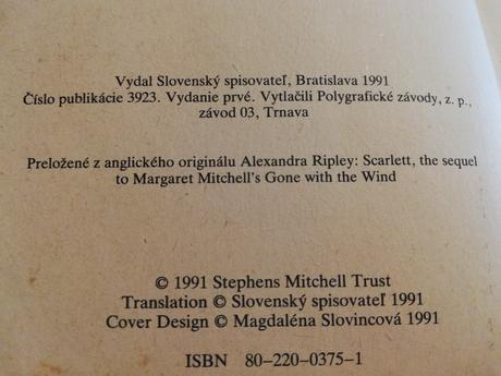 Kniha scarlett, 