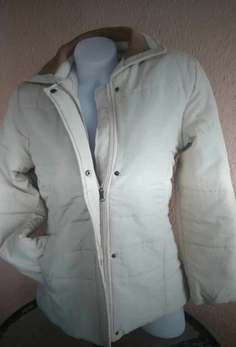Dámska bunda, svetlobéžová, m/l, 38/40, l / m