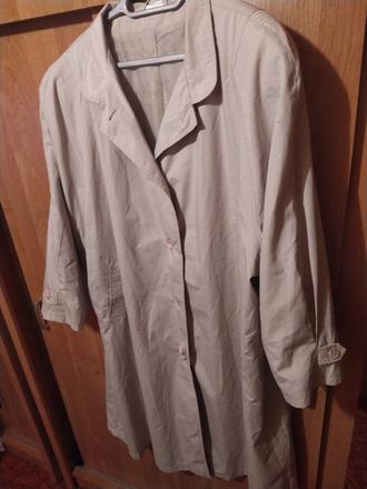 Dlhá béžová prechodná bunda xxxl, xxxl