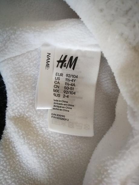 Ciapla a tunel, h&m,92
