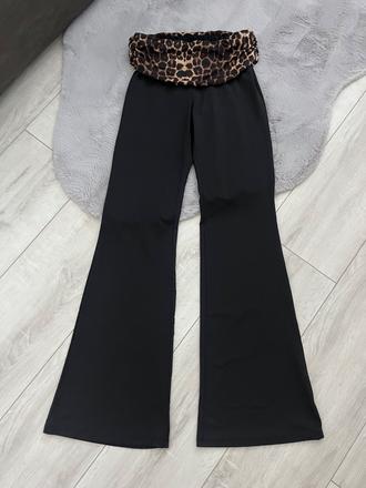 Extra dlhé nohavice s leo pasom, m