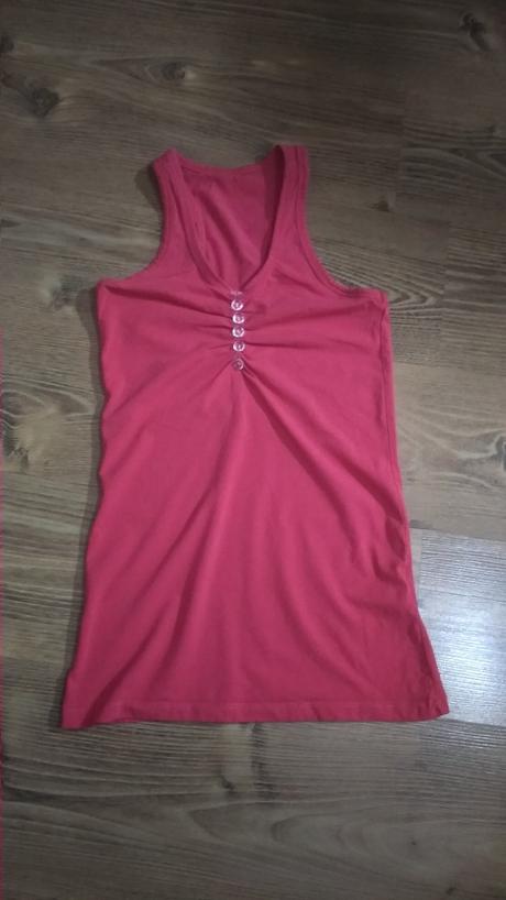 Tmavo ružové tričko m/l, l