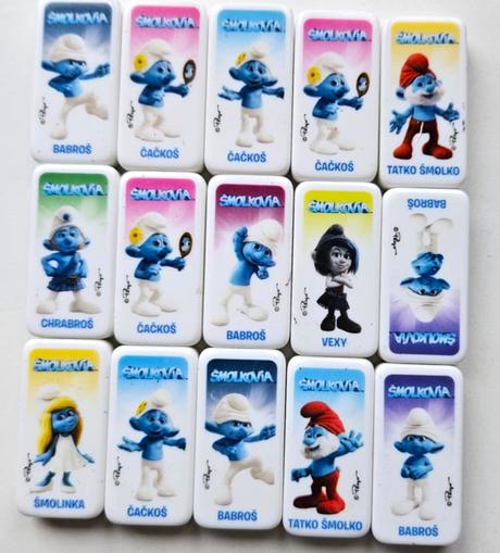 Mini pexeso, puzzle a domino, 6 hier,
