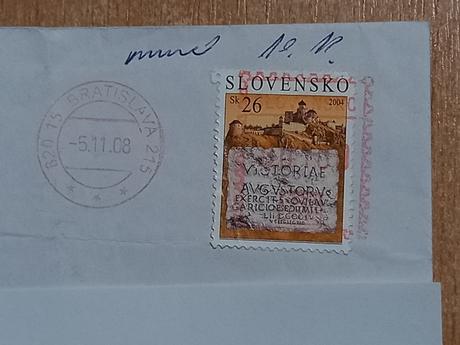 Poštová známka z 2004 z poštového styku, 