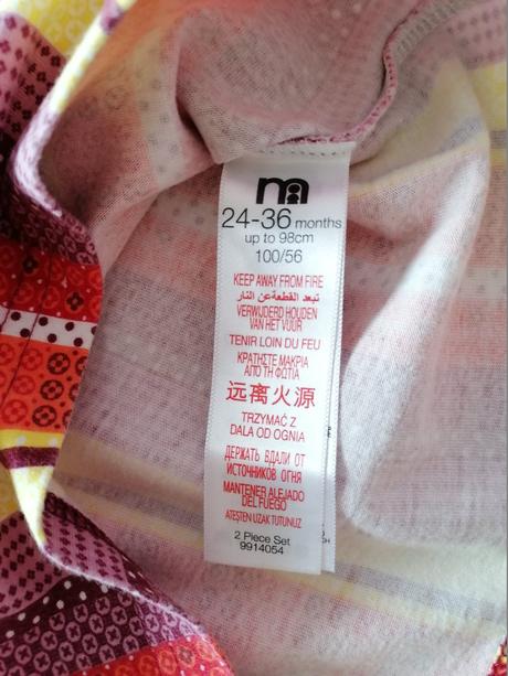 Farebne tričko, matalan,98