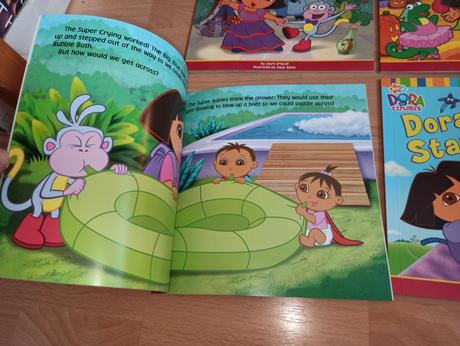 Dora the explorer 20 x zositkova kniha,