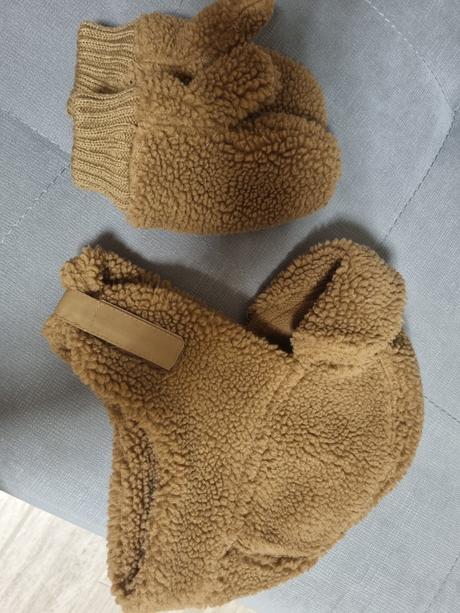 Ciapka s rukavicami h&m, h&m,98