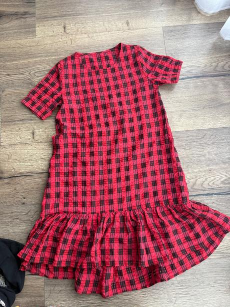 Čierno - červené šaty, xs