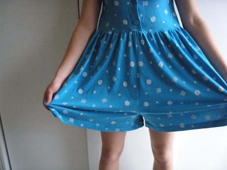 Nohavicové šaty, s