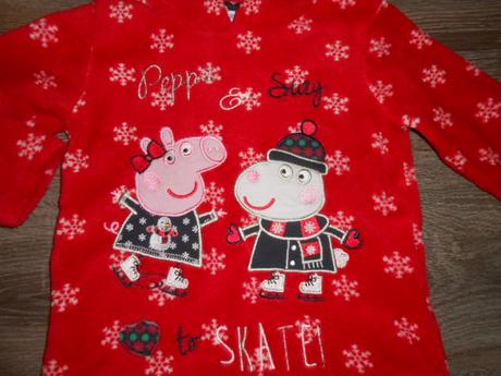 Peppa pig vianocna mikina č. 104-110, f&f,104