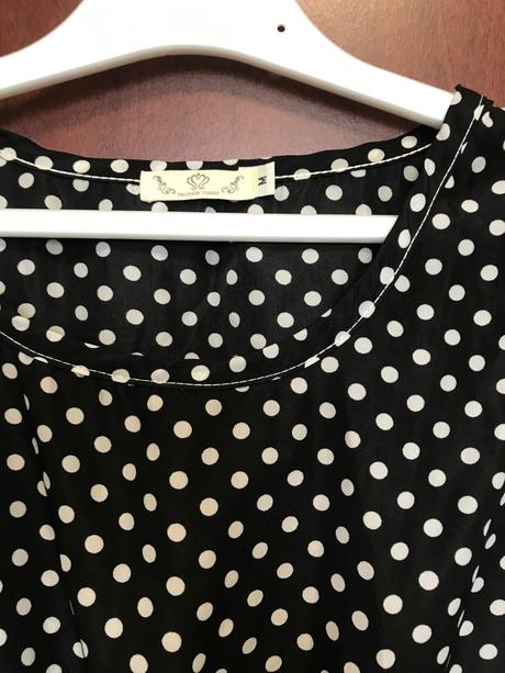 Šaty bodkované letné, m