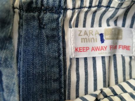 Letná riflová tunika, zara,62